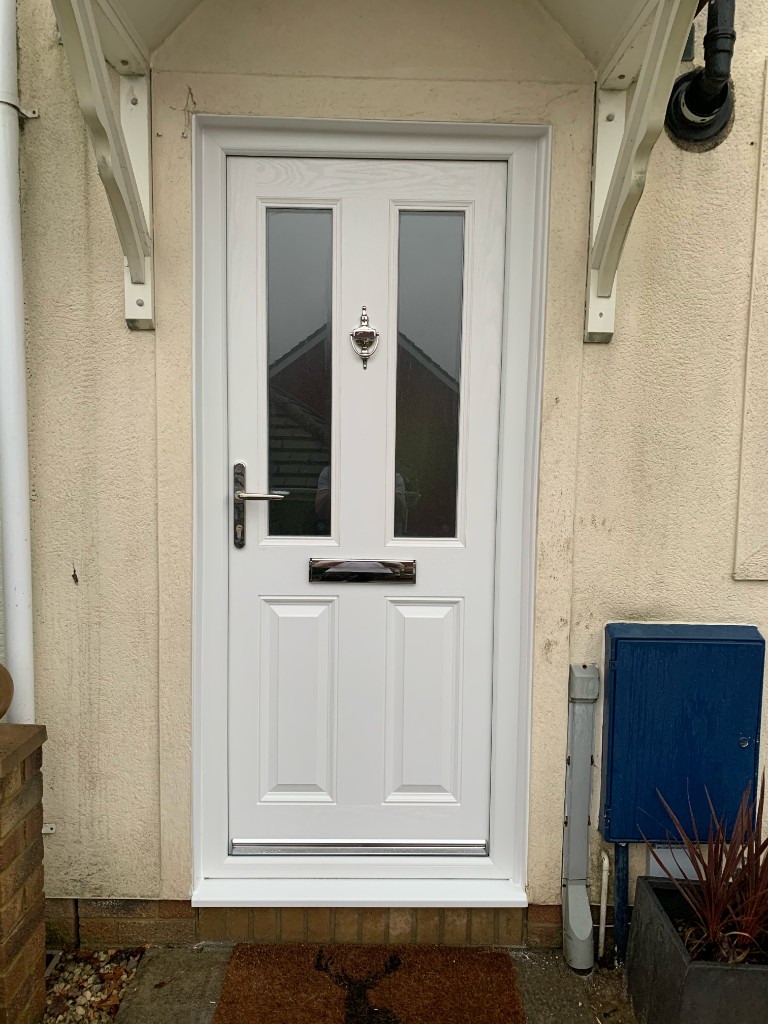 Composite door installation