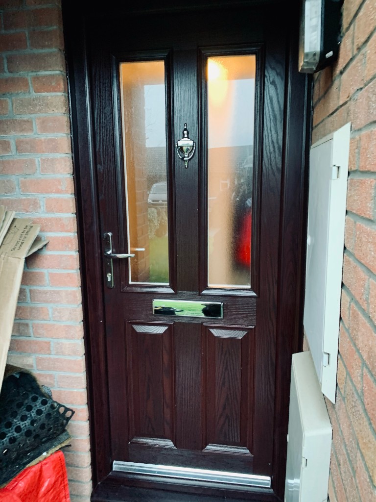 Bay window and uPVC door
