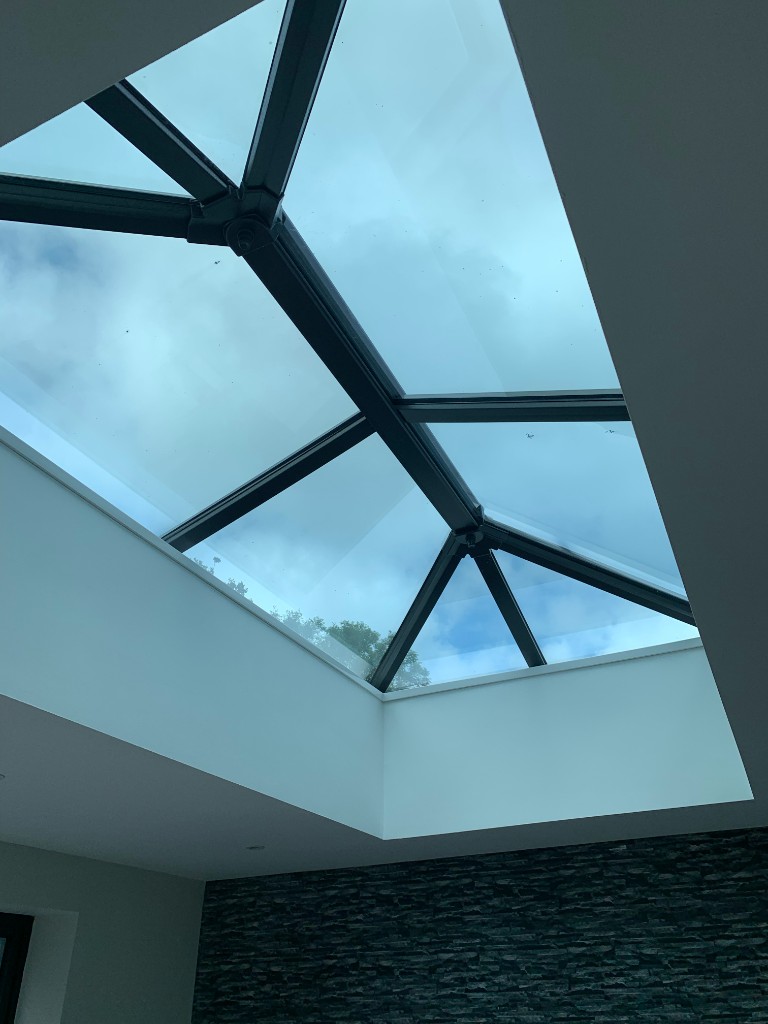 Roof lantern interior looking up